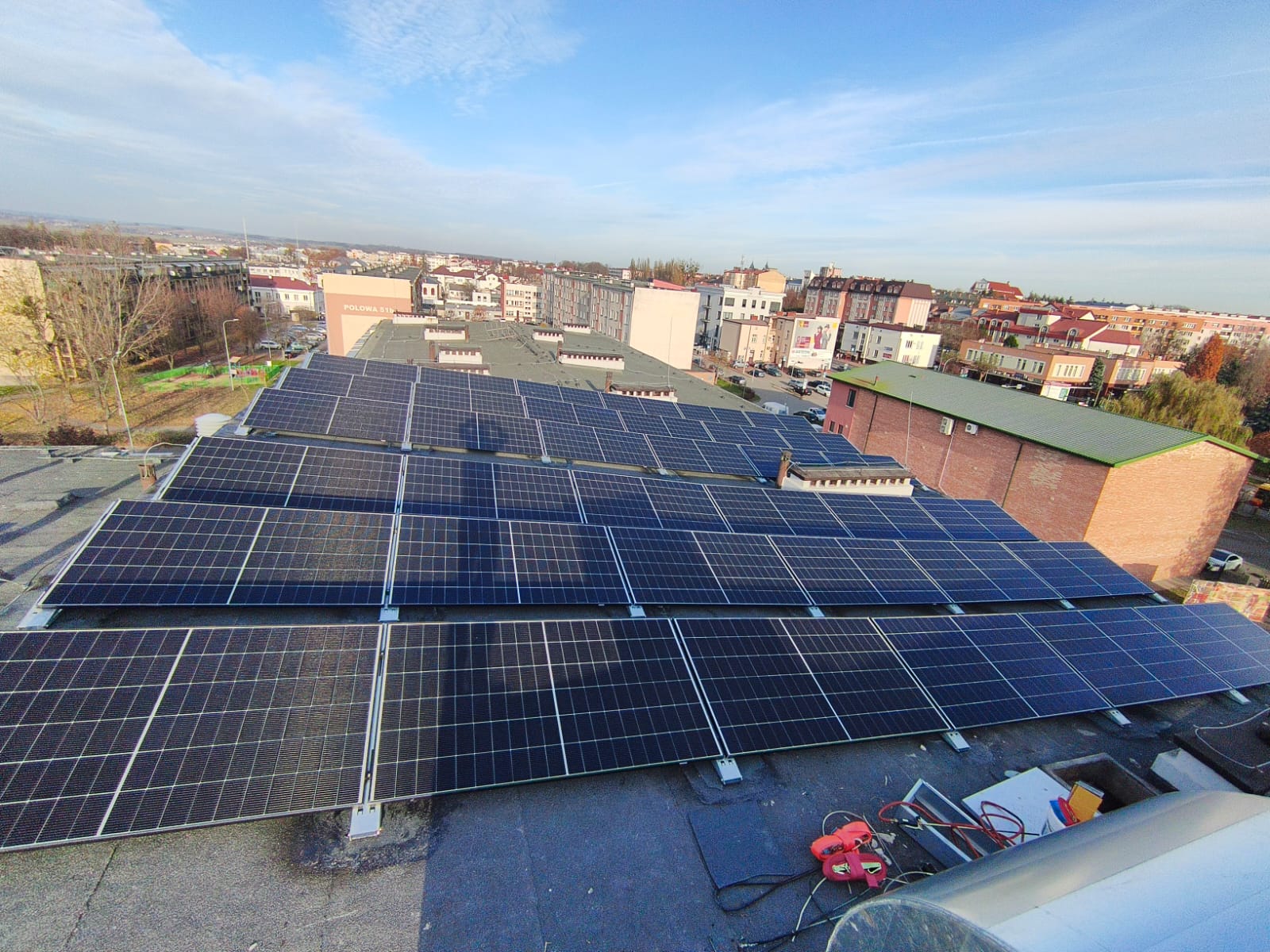 Nowoczesna farma fotowoltaiczna 50 kW – realizacja Łomża