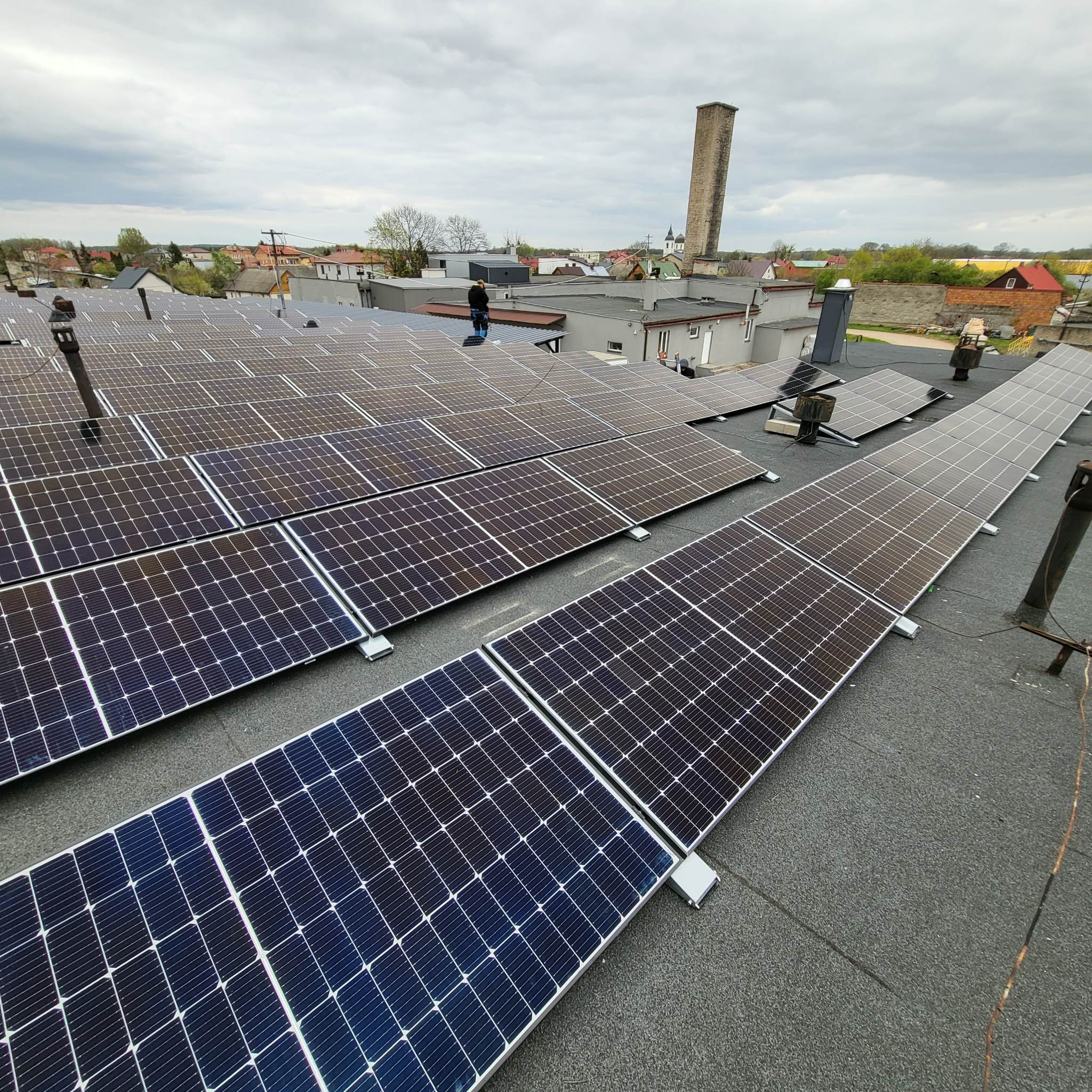Wielkoskalowa instalacja fotowoltaiczna 50 kWp Zabłudów